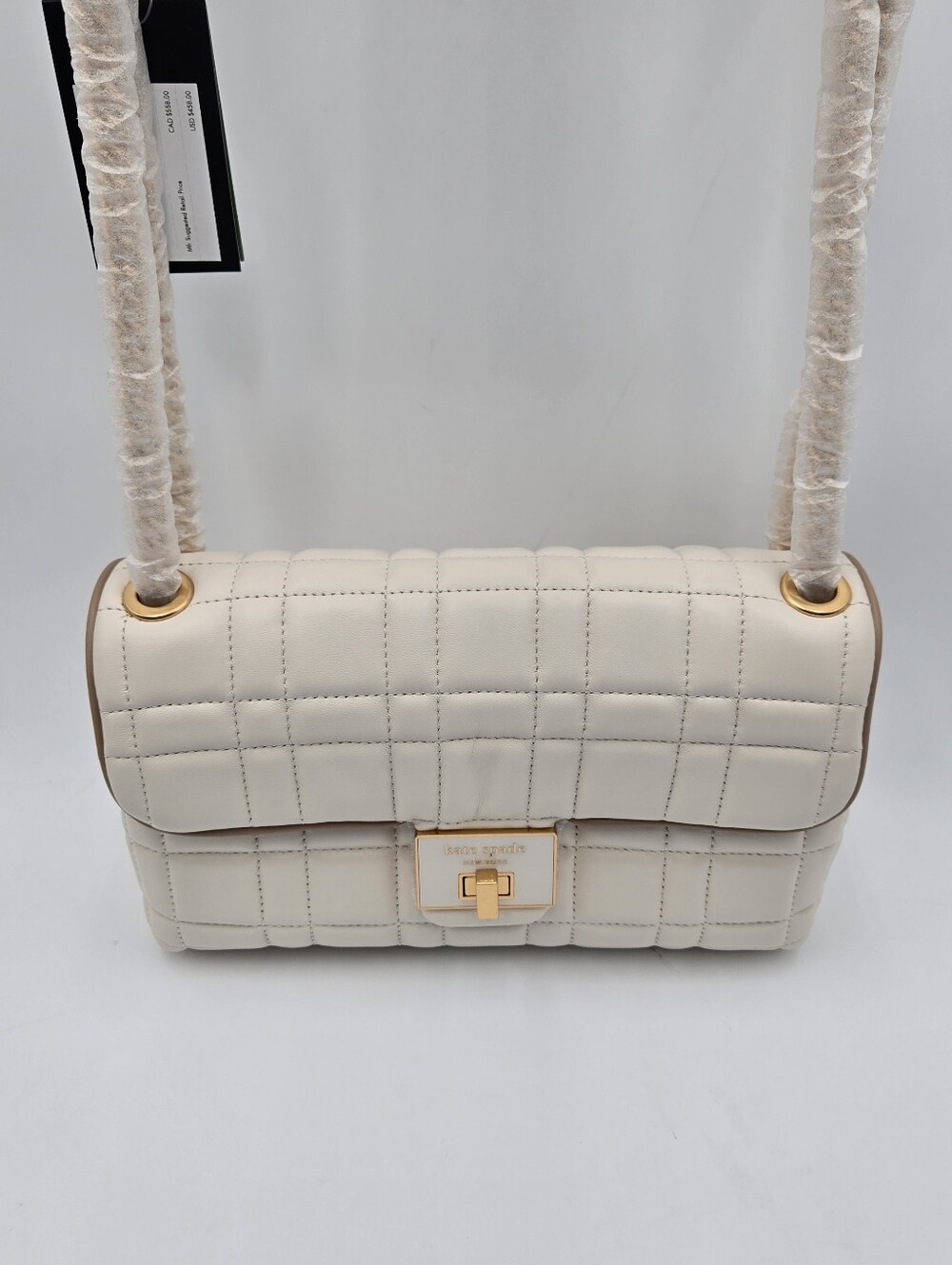 NWT - kate spade new york Evelyn Quilted Leather Medium Convertible Shoulder Bag